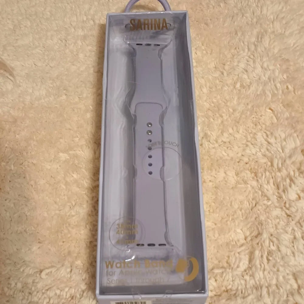 NIB ~ Sarina Soft Touch Watch Band for Apple Watch Series 1 through 7